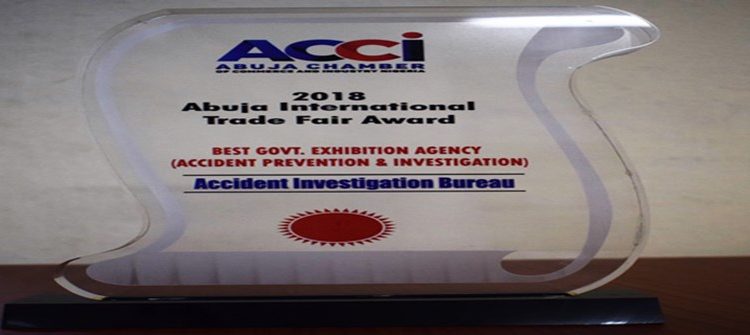 AIB Wins Best Govt. Exhibition Agency at Abuja International Tradefair